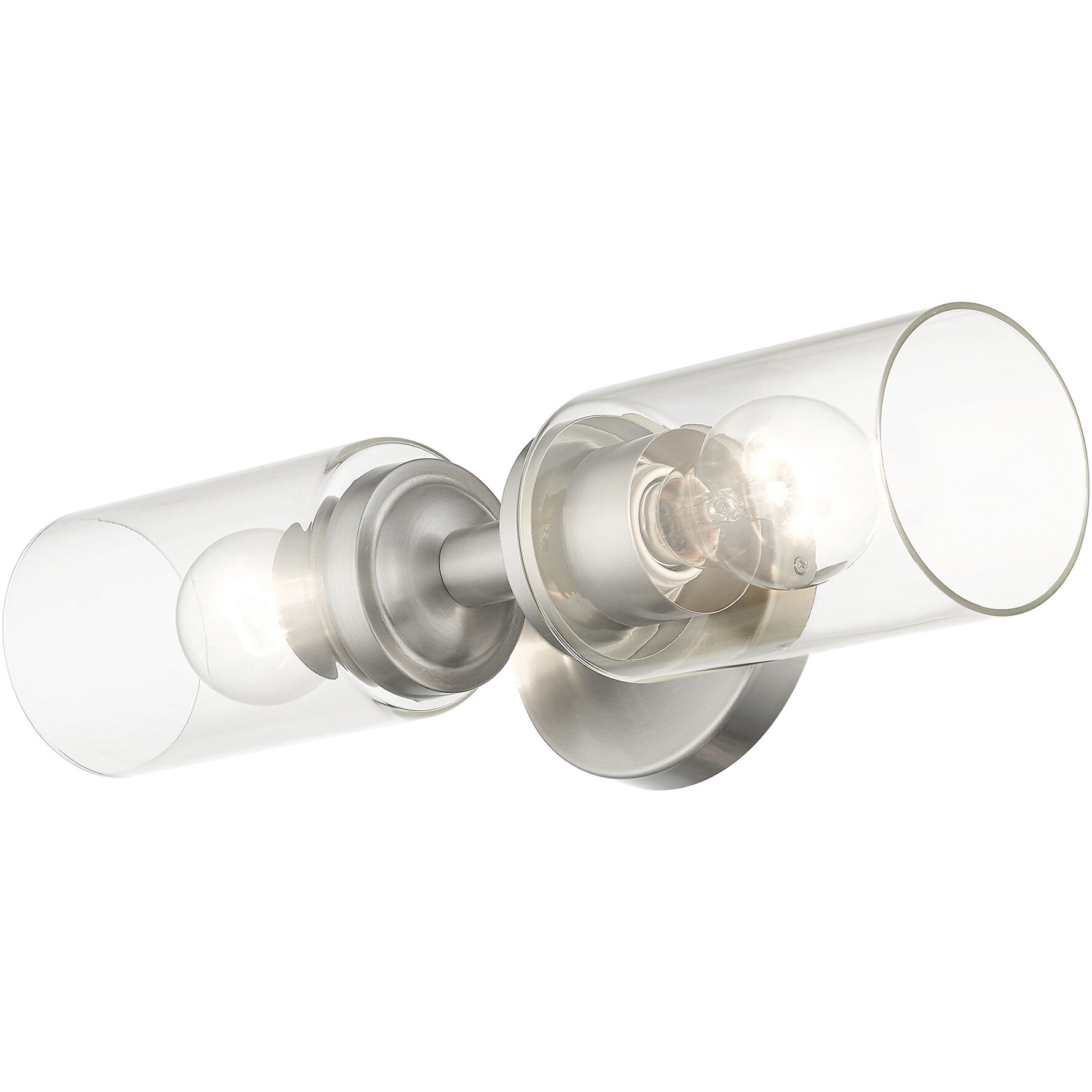 Whittier 2 Light 4.75 inch Brushed Nickel Vanity Sconce Wall Light