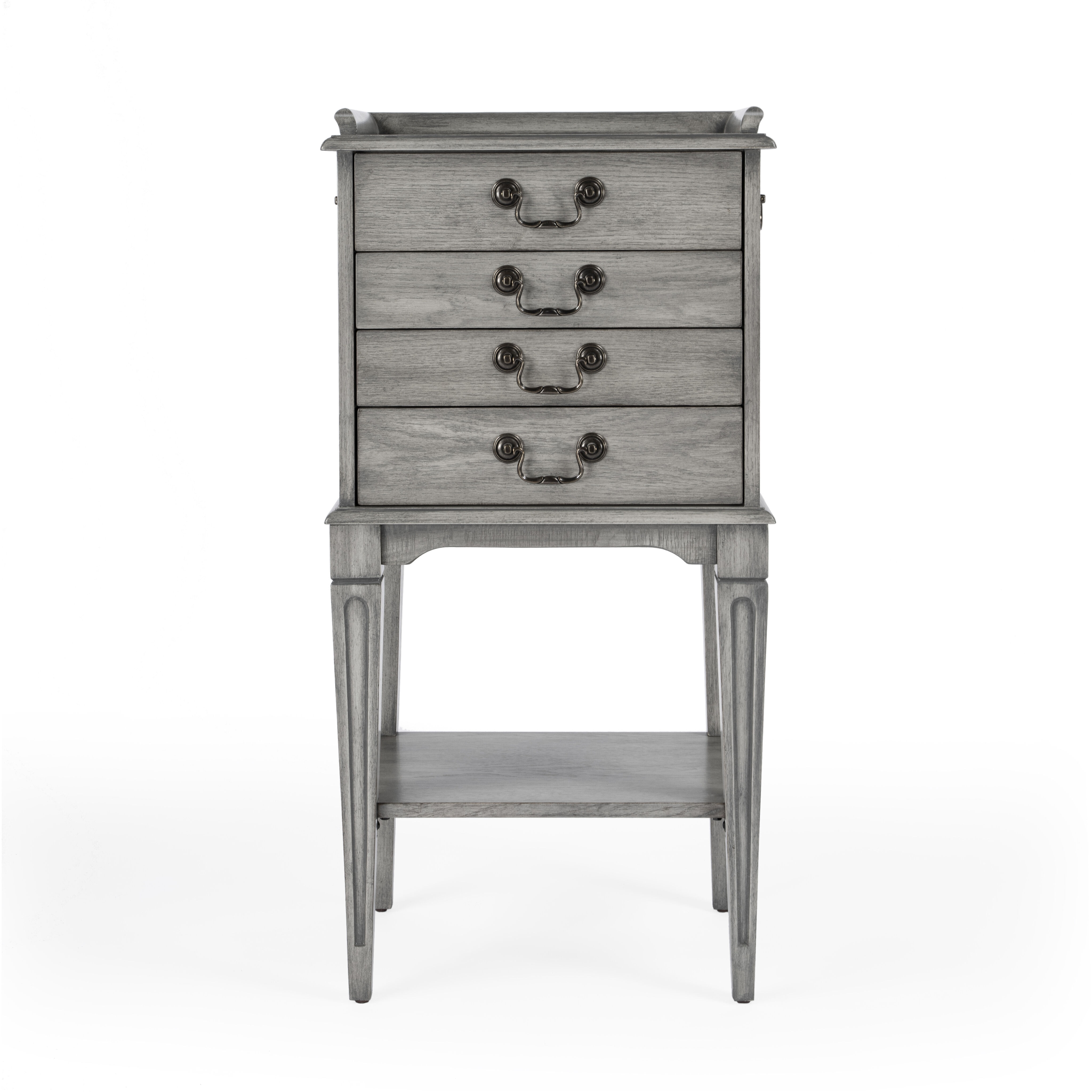 Hardwick 4-Drawer Chest in Gray