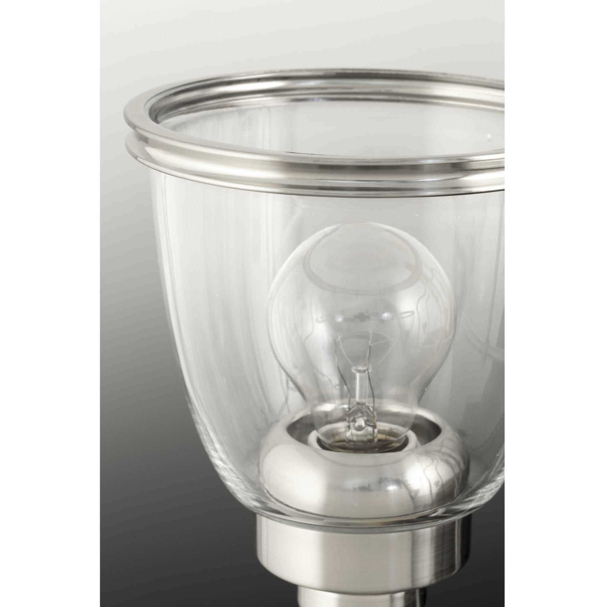 Saluda 1 Light 5.75 inch Brushed Nickel Bath Vanity Wall Light