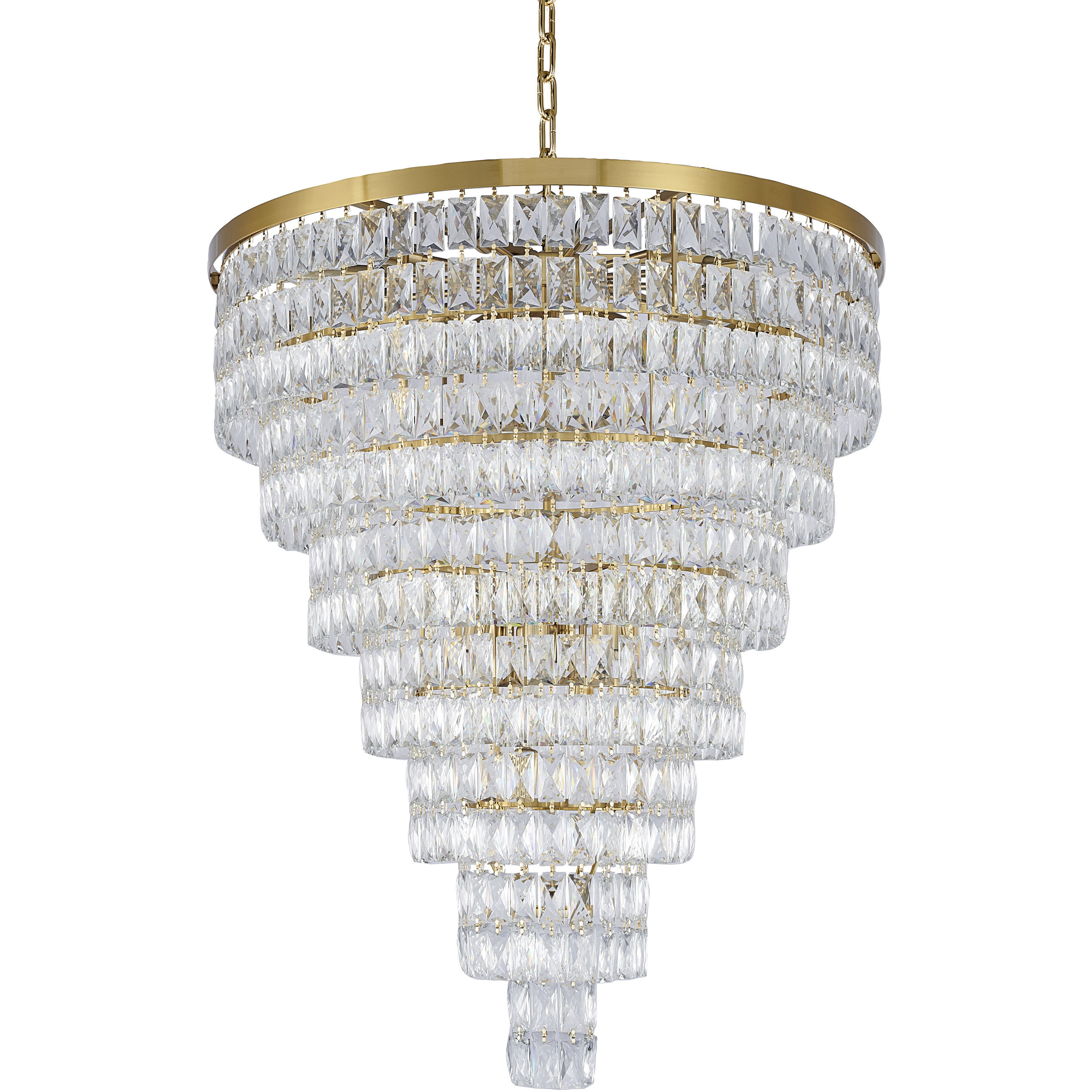 Canada 27 Light 32 inch Gold Chandelier Ceiling Light