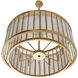 Waldorf 12 Light 31 inch Aged Brass Chandelier Ceiling Light