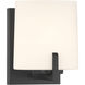 Mirelle 1 Light 6 inch Dark Matte Black Bath Sconce Wall Light