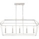 Aviary 5 Light 42 inch Polished Nickel Island Chandelier Ceiling Light