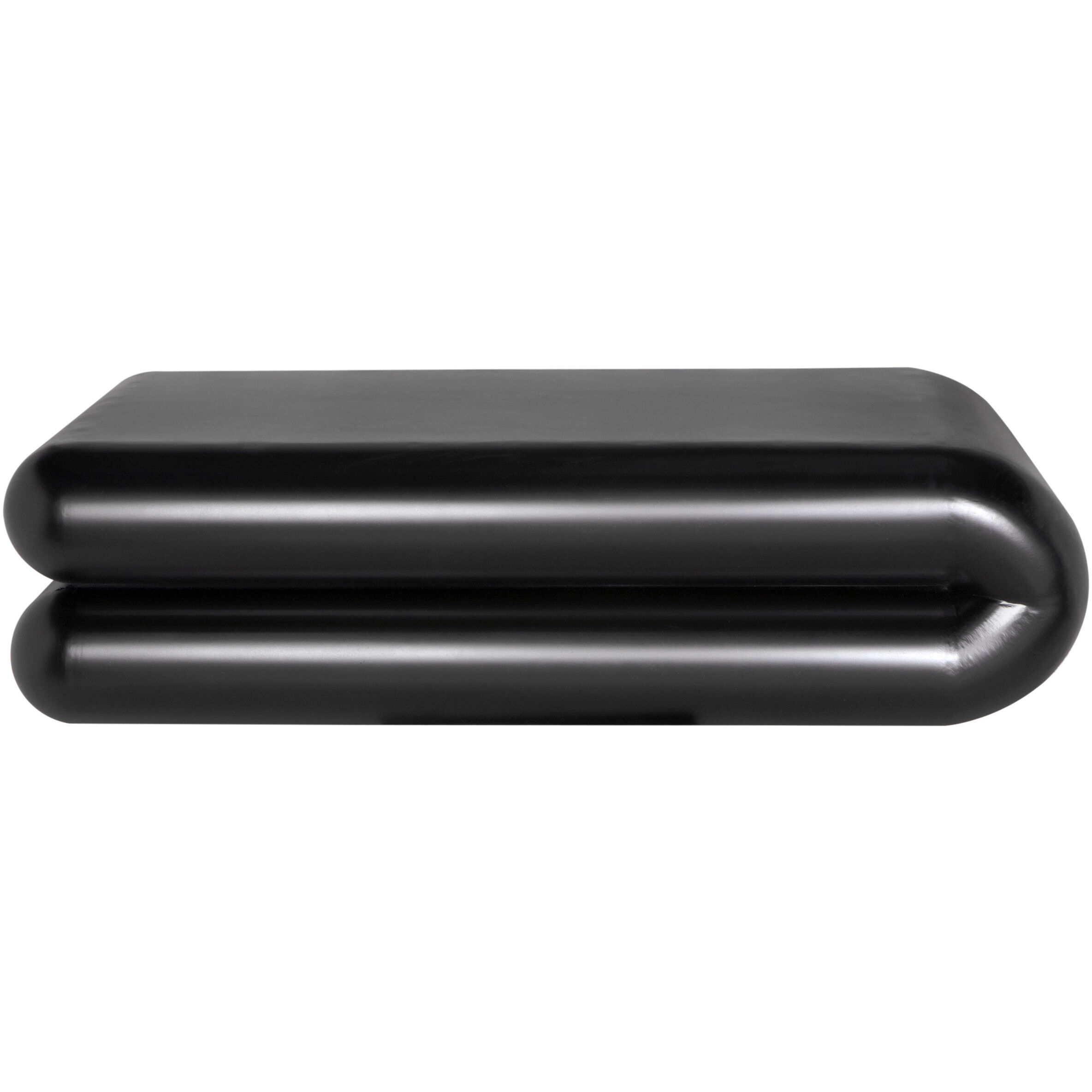 Flexum 64.5 X 34 inch Matte Black Coffee Table