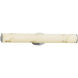 Lumenaria 28 inch Brushed Nickel Vanity Light Wall Light
