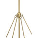Waveform 4 Light 26 inch Legacy Brass Pendant Ceiling Light