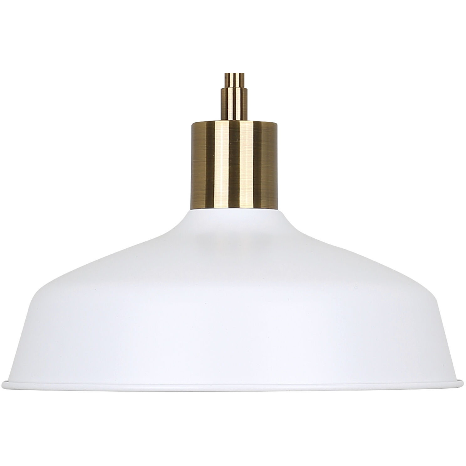 Bello 1 Light 10 inch Gold and White Pendant Lighting Ceiling Light