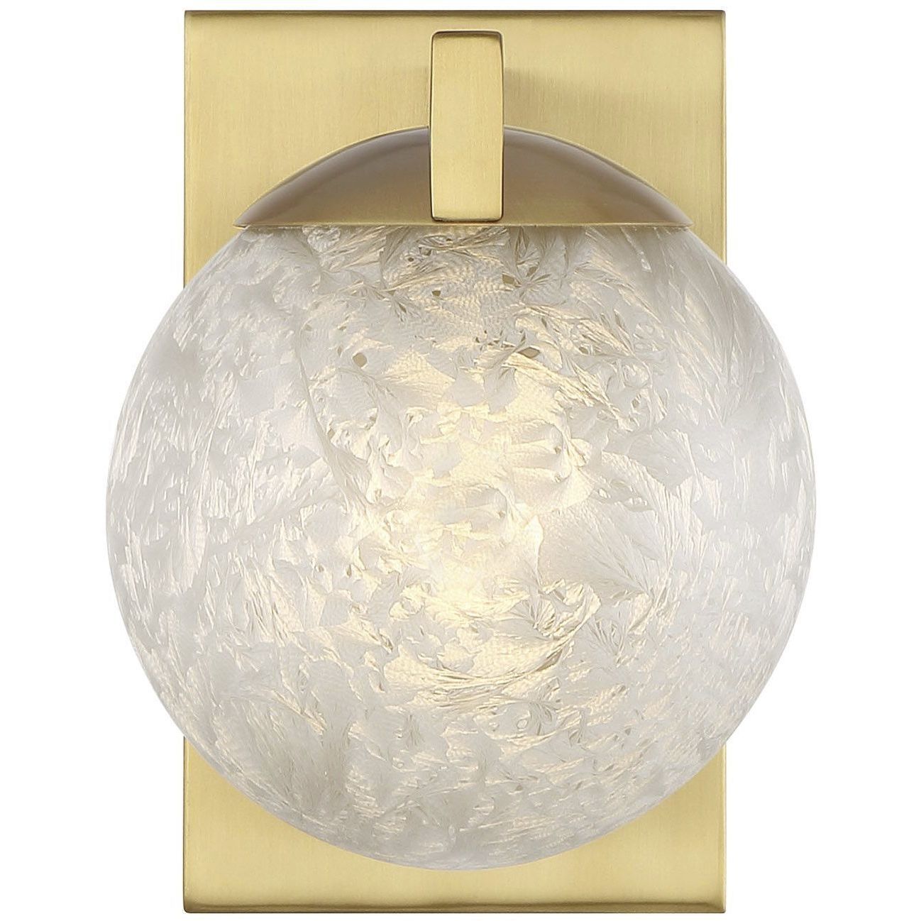 Darien Wall Sconce Wall Light in Warm Brass