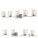 Willow 5 Light 40.5 inch Brushed Nickel Vanity Wall Light