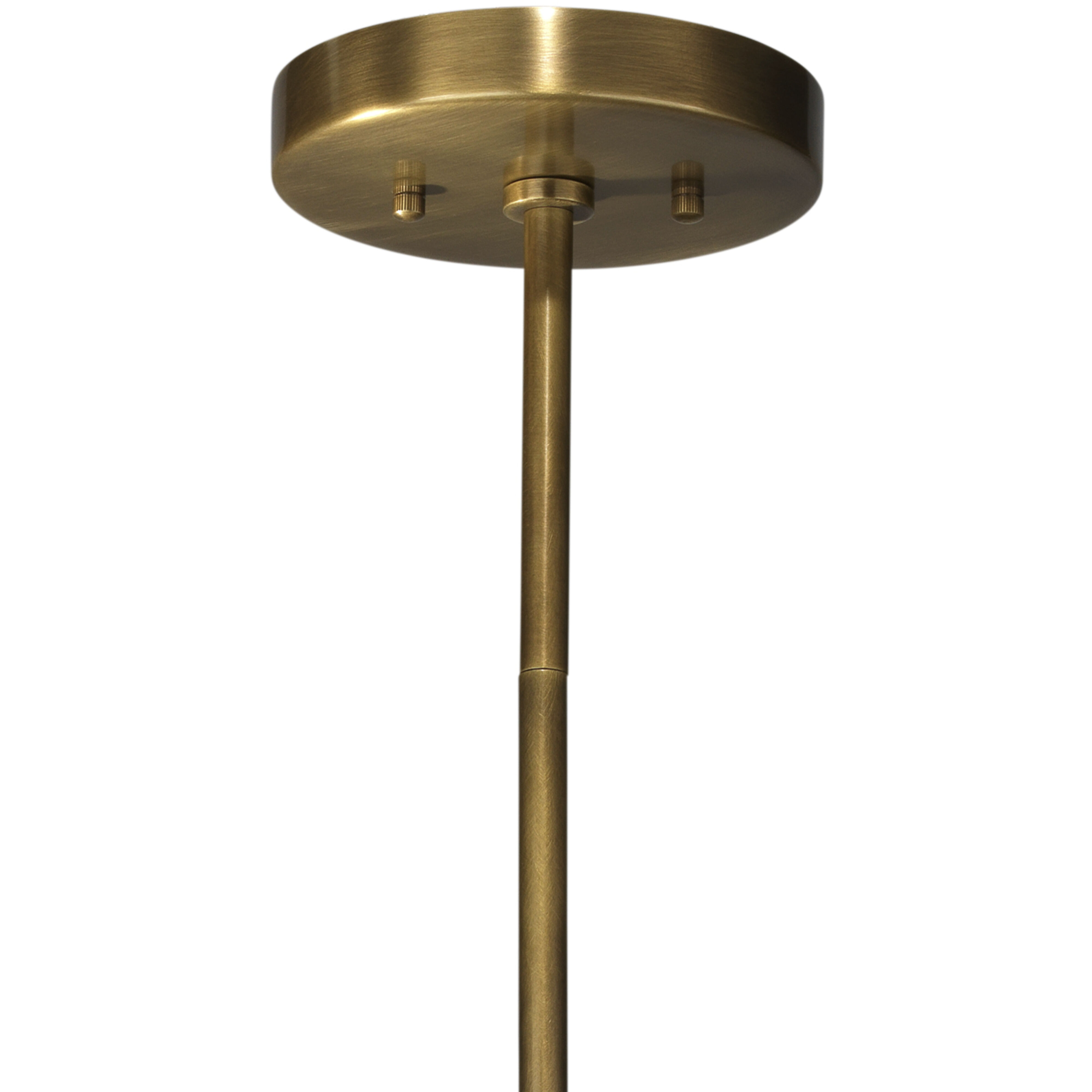 Orbit 4 Light 30 inch Antique Brass Chandelier Ceiling Light