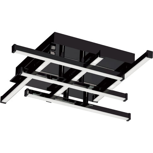 Summit LED 14.75 inch Matte Black Flush Mount Ceiling Light