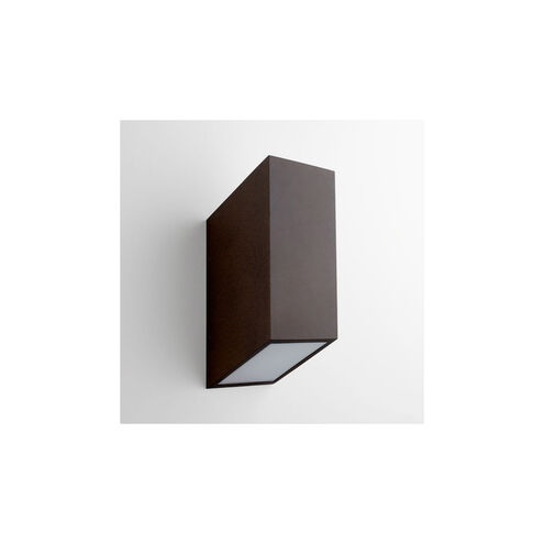 Uno 2 Light 14 inch Oiled Bronze Outdoor Wall Sconce