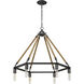 Holden 6 Light 30 inch Antique Gray Chandelier Ceiling Light
