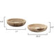 Laurel 17 X 4.5 inch Wooden Bowl