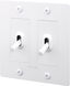 2G Toggle 120-277 White Light Switch