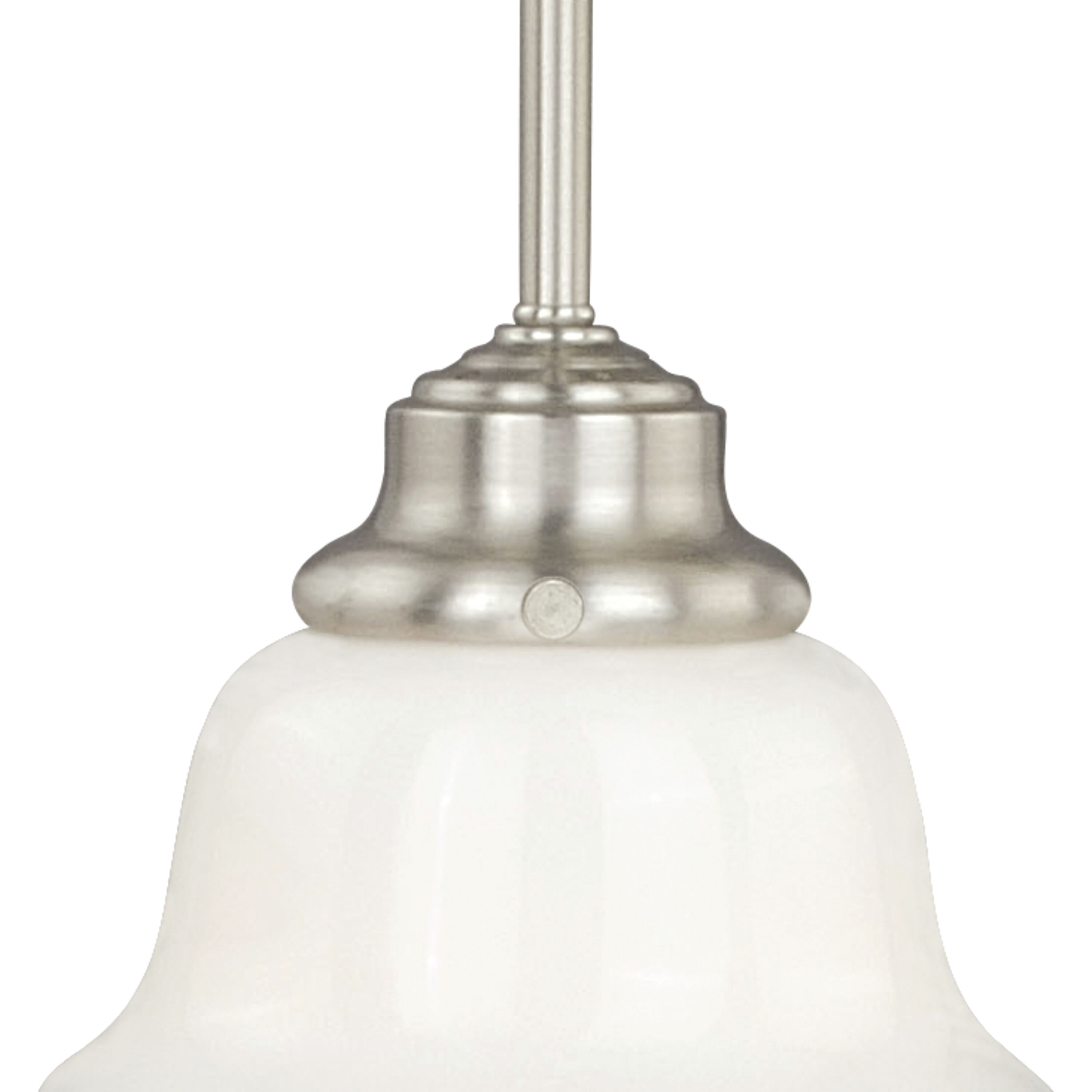 Huntley LED 6.25 inch Satin Nickel Mini Pendant Ceiling Light