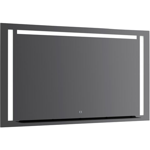 Skylight 60 X 42 inch Black LED Lighted Mirror, Vanita by Oxygen