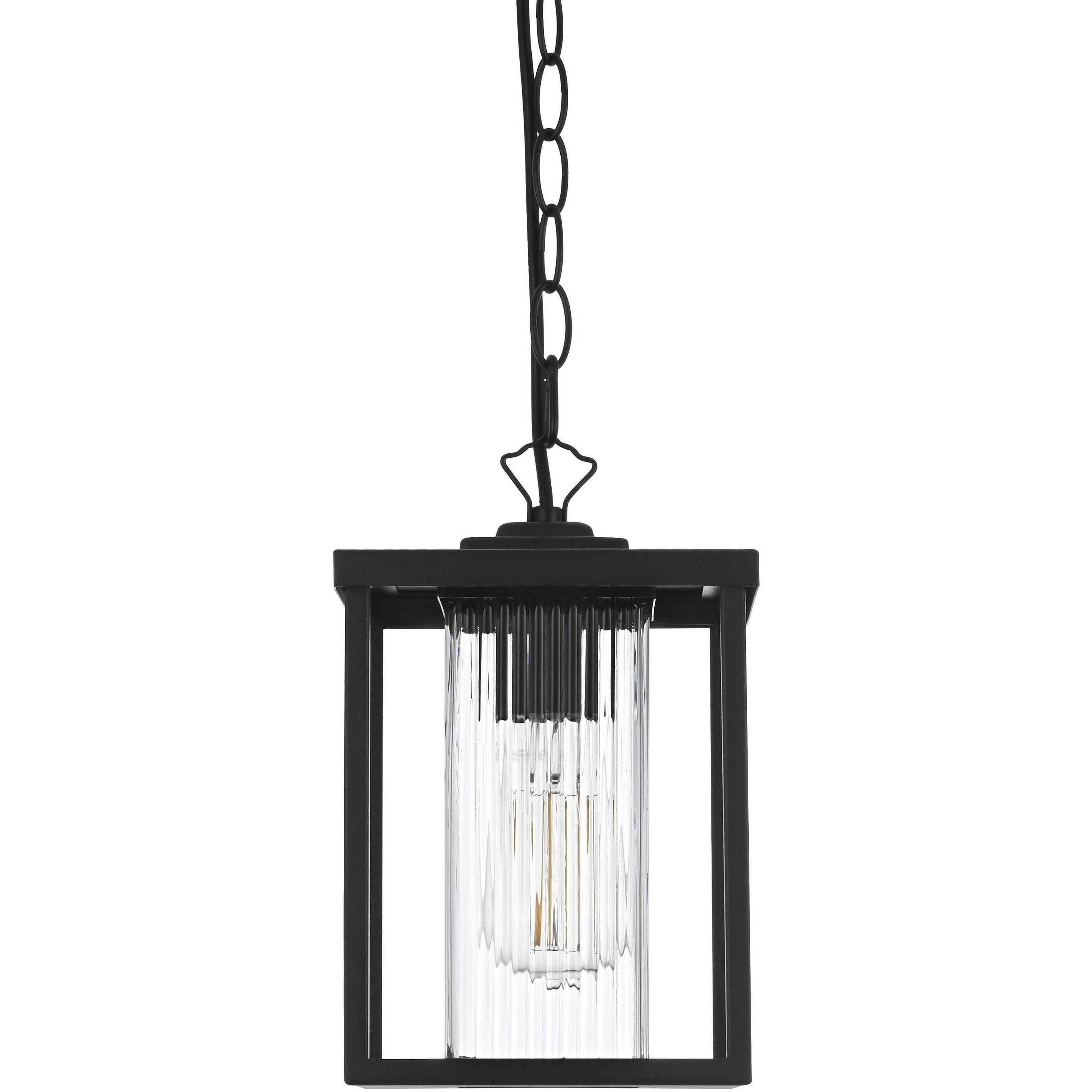 Dover 1 Light 7 inch Black Outdoor Pendant