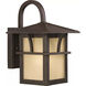 Medford Lakes 1 Light 11 inch Statuary Bronze Outdoor Wall Lantern, Small