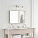Drew & Jonathan Sayward 3 Light 24 inch Brushed Steel Wall Bath Fixture Wall Light