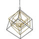 Euclid 6 Light 35.5 inch Olde Brass and Bronze Chandelier Ceiling Light