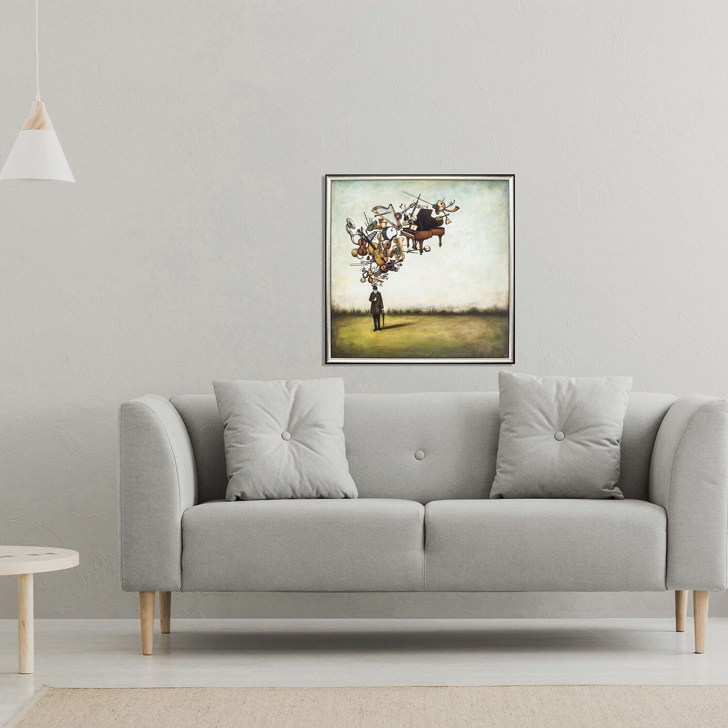 Florals 27 X 27 inch Non-Glass Framed Art, Propac