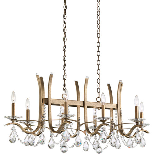 Vesca 8 Light 24 inch Etruscan Gold Chandelier Ceiling Light in Spectra, Cast Etruscan Gold