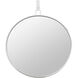 Stopwatch 33.25 X 30 inch Polished Nickel Accent Wall Mirror, Varaluz Casa