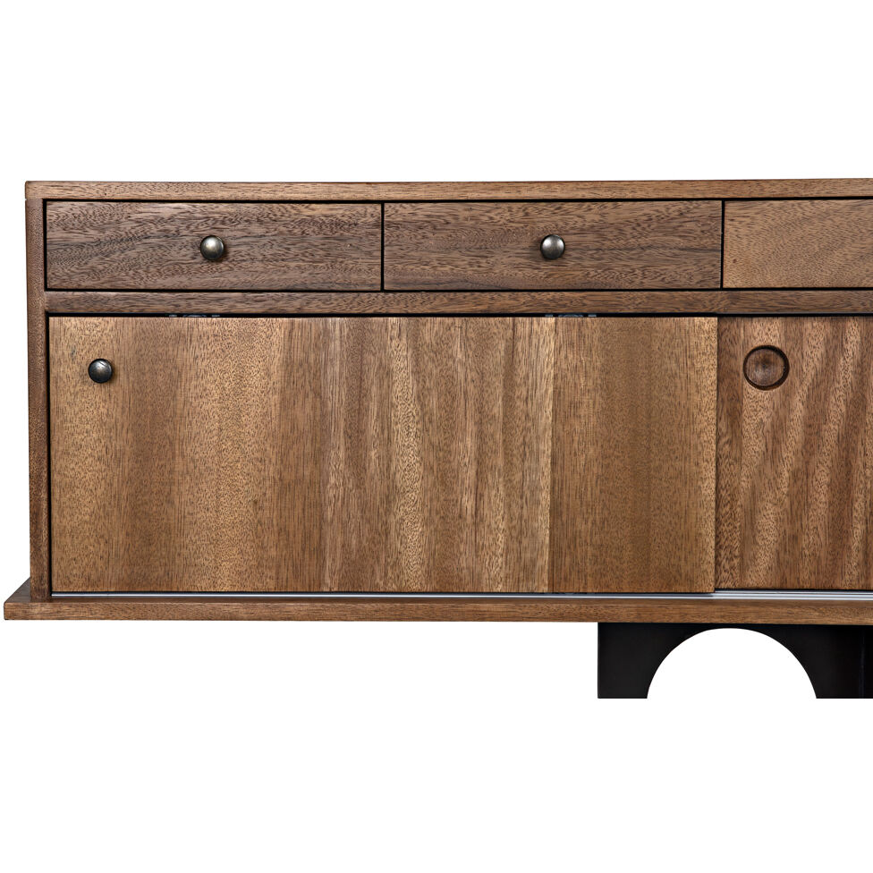 Wolf 82 X 23 inch Dark Walnut Sideboard