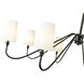 Gianna 8 Light 60.25 inch Matte Black Chandelier Ceiling Light