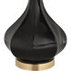 Bluesteel 28 inch 150.00 watt Black Table Lamp Portable Light
