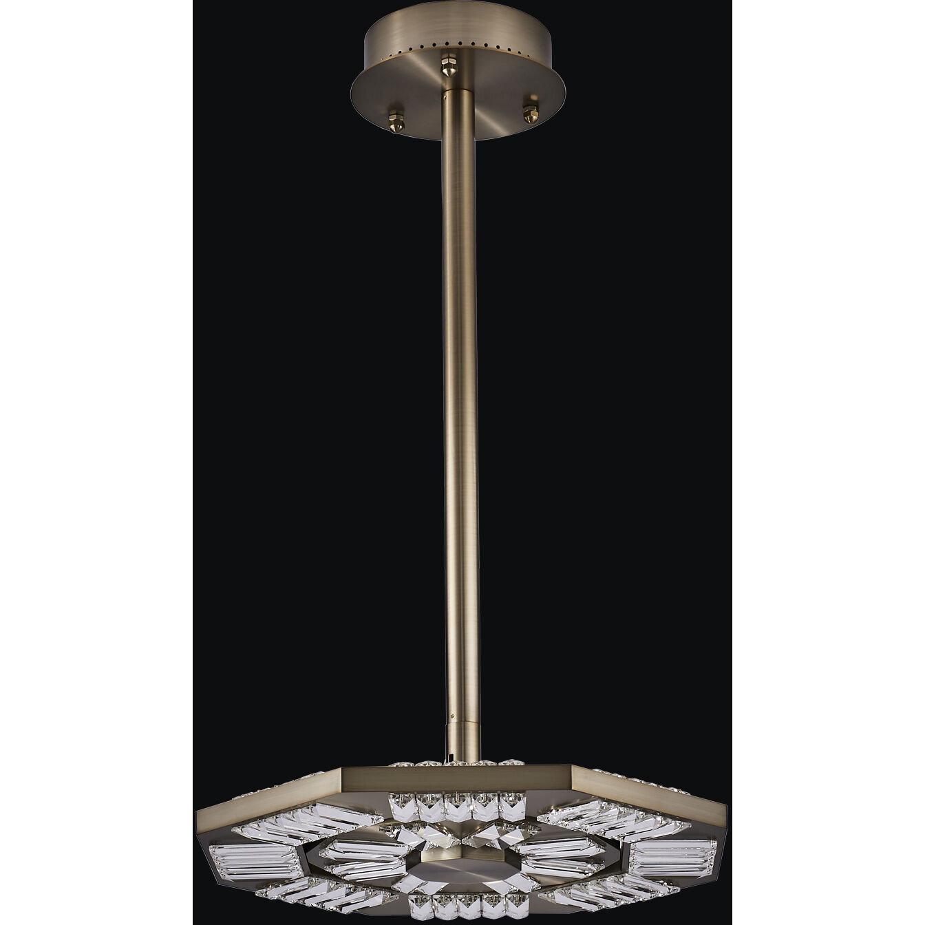 Tempo 20 inch Winter Brass Pendant Ceiling Light