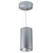 iLENE LED 4 inch Silver with Silver Cable Mount Mini Cylinder Ceiling Light in Comfort Dim, 725