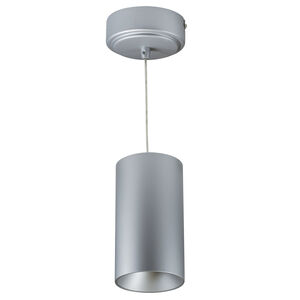 iLENE LED 4 inch Silver with Silver Cable Mount Mini Cylinder Ceiling Light in Comfort Dim, 725