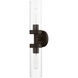 Ludlow 2 Light 4.25 inch Bronze Vanity Sconce Wall Light