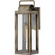 Heritage Sag Harbor LED 16 inch Burnished Bronze Outdoor Wall Mount Lantern, Small
