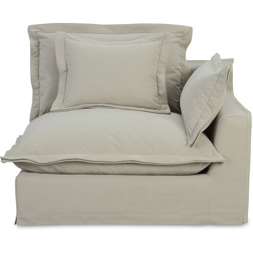 Olivia Beige Occasional Chair, Right