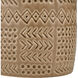 Graham 17 X 5.5 inch Vase in Tan