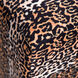 Dann Foley 19 inch Brown-Black-White Leopard Stool