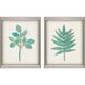 Florals Collection Silver Leaf Wood Shadow Box Style With Gold Wash Edging And Black Side Framed Art