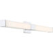Vantage LED Chrome Wall Sconce Wall Light, Square