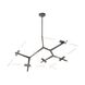San Vicente Blvd. LED 28 inch Dark Bronze Chandelier Ceiling Light
