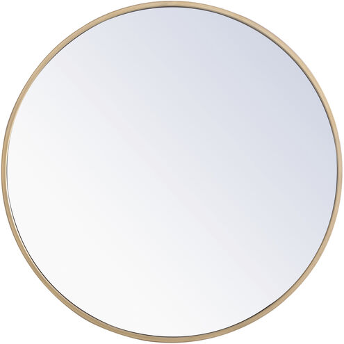 Eternity 24 X 24 inch Brass Wall Mirror