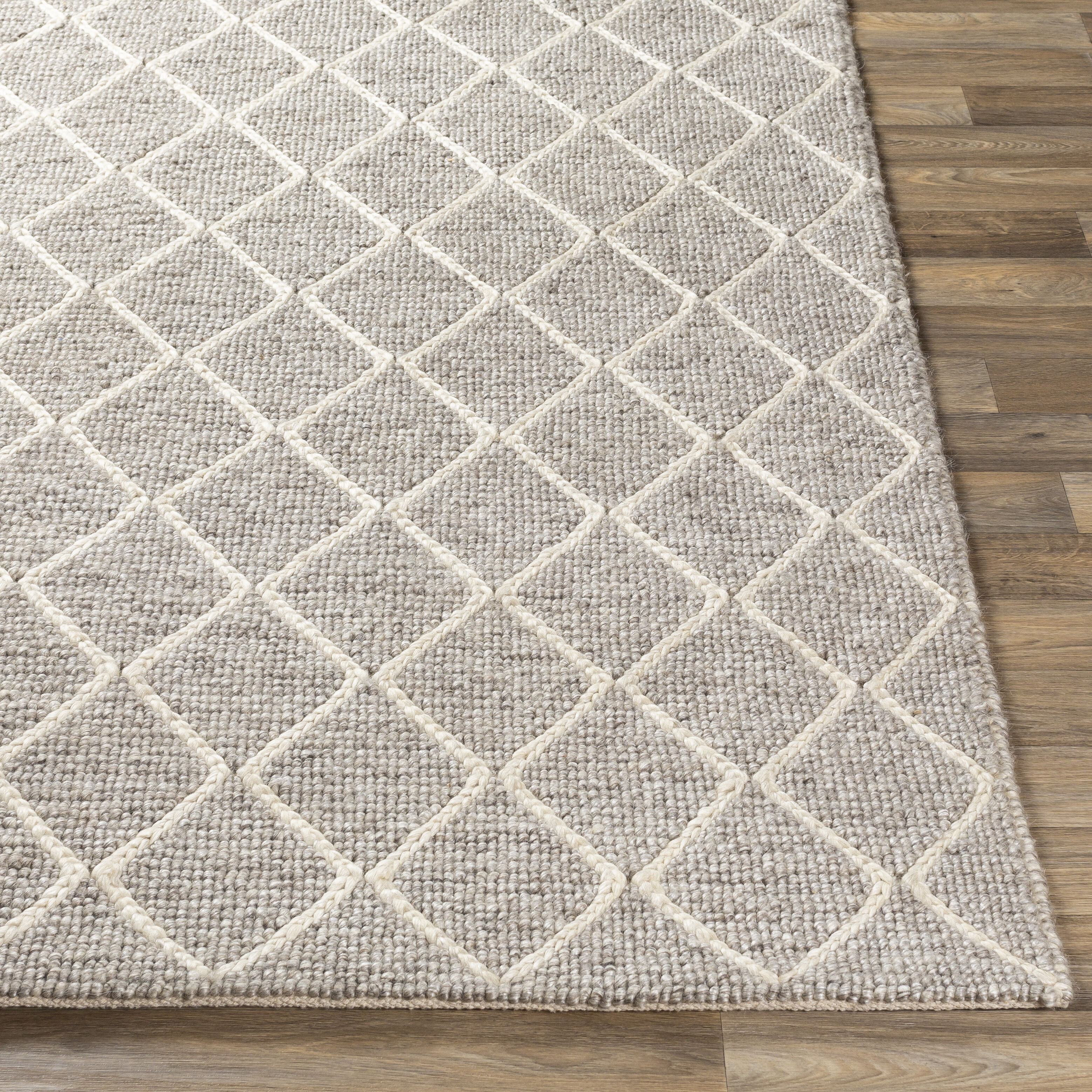 Whistler 90 X 60 inch Gray Rug in 5 x 8, Rectangle