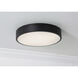 Bailey LED 14 inch Black Flush Mount Ceiling Light