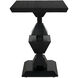 Majesty 25.5 X 18 inch Hand Rubbed Black Side Table