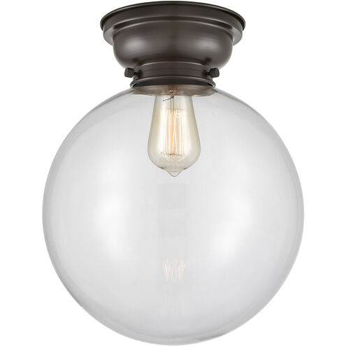 Aditi XX-Large Beacon 1 Light 12 inch Oil Rubbed Bronze Flush Mount Ceiling Light in Clear Glass, Aditi