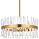 Serephina 14 Light 25 inch Satin Gold Pendant Ceiling Light