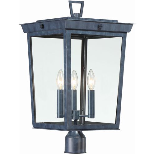 Belmont 3 Light 22.25 inch Graphite Post
