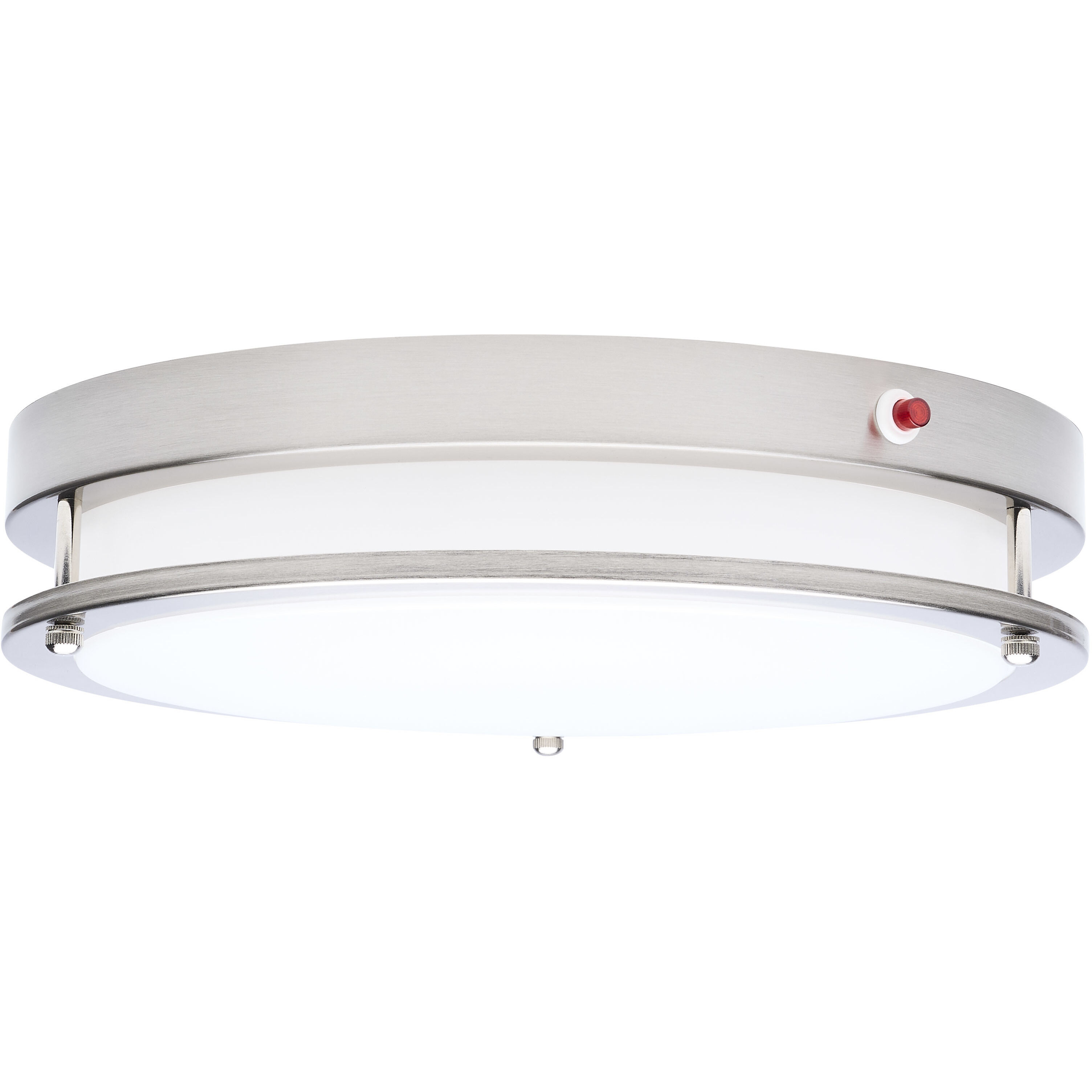 Glamour LED 13 inch Brushed Nickel Flush Ceiling Light